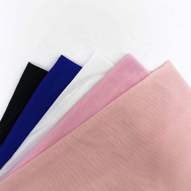 Delantex 90GSM Stretch Mesh Fabric 92 Polyamide 8 Elastane Nylon Spandex Fabric for Underwear Free Sample