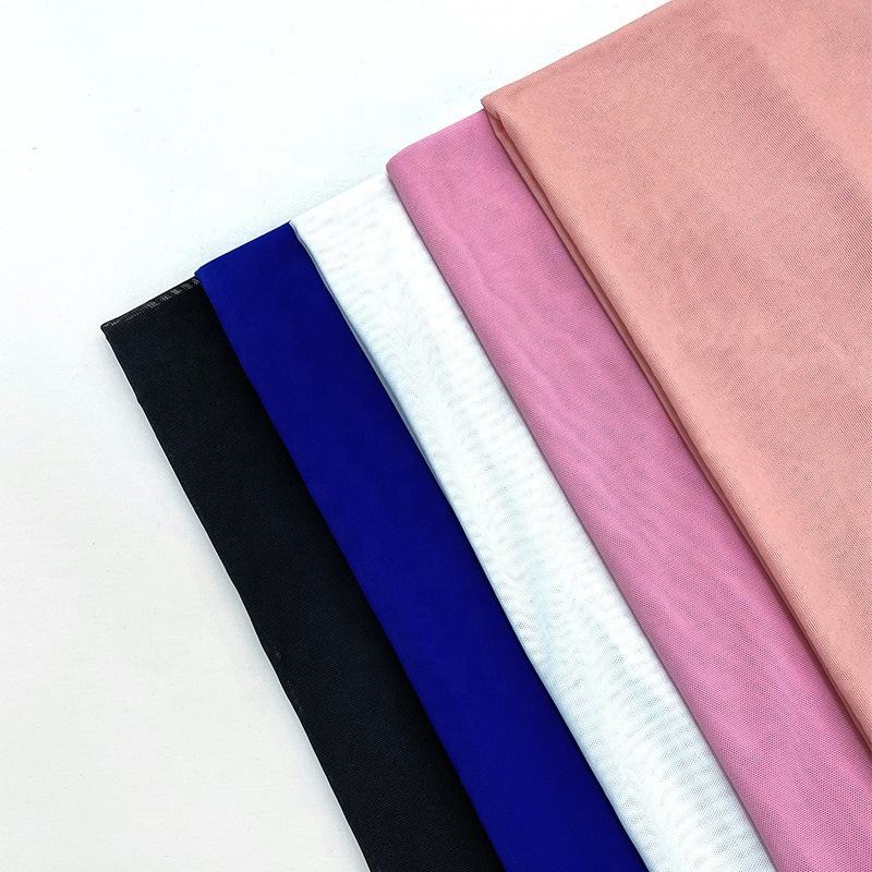 Delantex 90GSM Stretch Mesh Fabric 92 Polyamide 8 Elastane Nylon Spandex Fabric for Underwear Free Sample