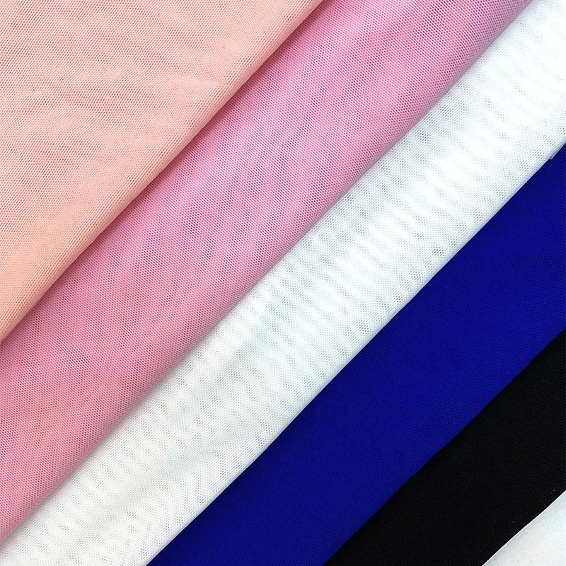 Delantex 90GSM Stretch Mesh Fabric 92 Polyamide 8 Elastane Nylon Spandex Fabric for Underwear Free Sample