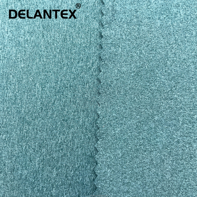 Delantex Chinese Fabric Manufacturer 4 Way Stretch Cation Brushed Fabric for Women's Clothing