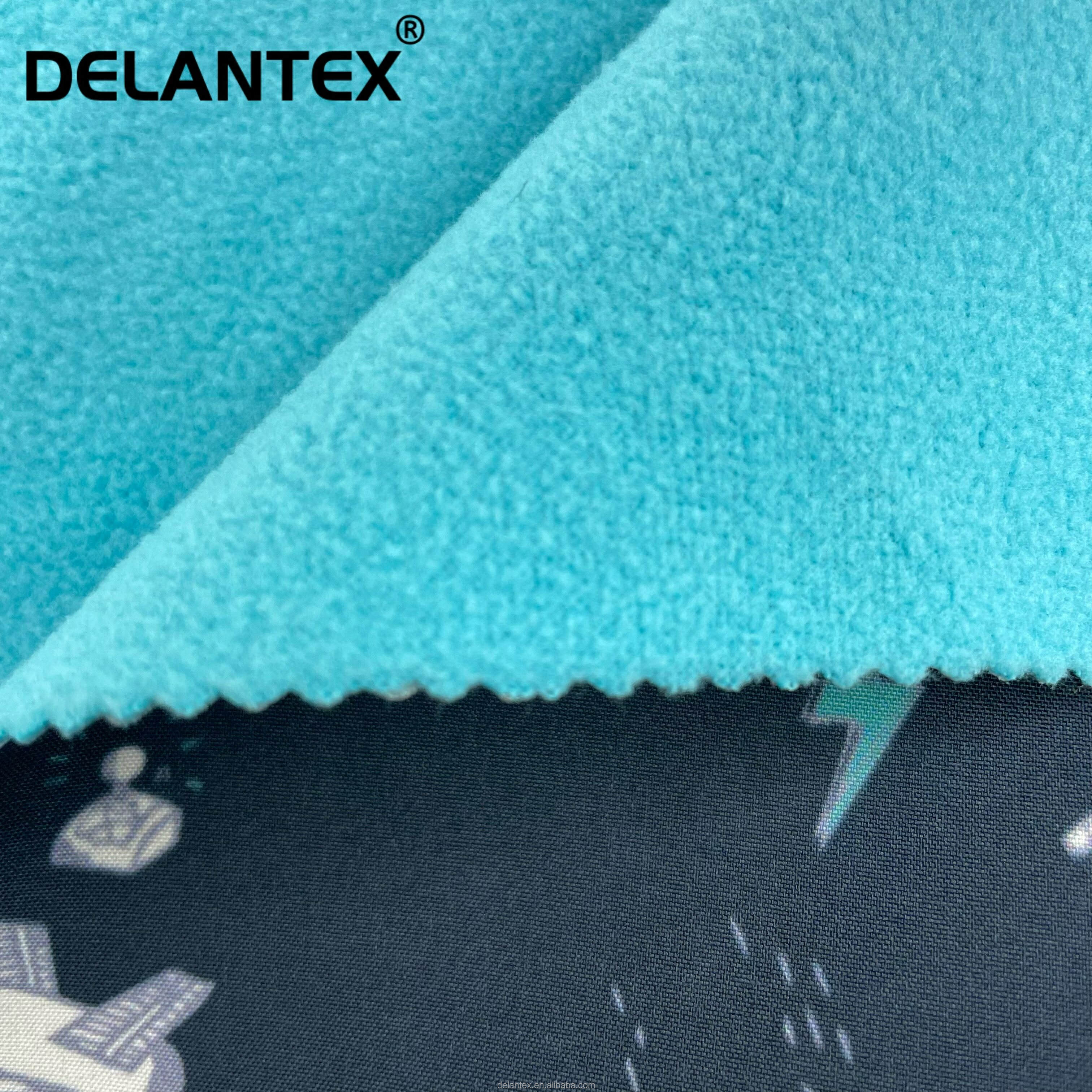 Delantex Customize Design Digital Printed Softshell Polar Fleece Fabric