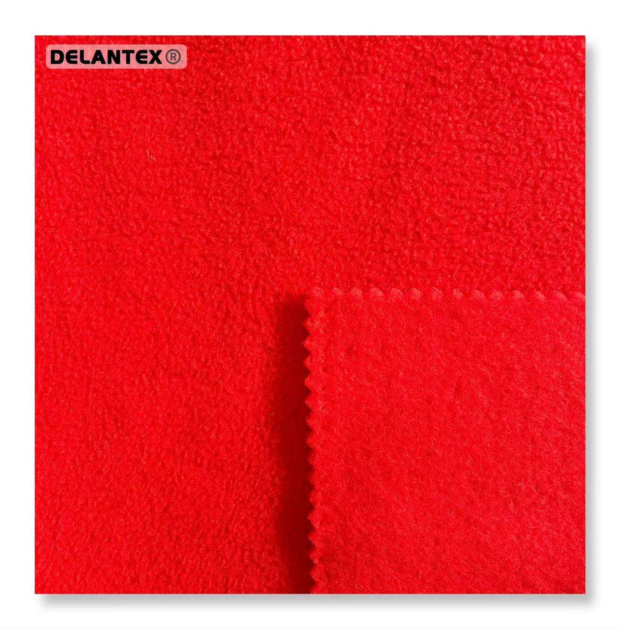 Delantex 100 Polyester 280GSM Anti Pill Ripstop Micro Polar Fleece Fabric Sofa Cover Fabric 170GSM Manufacturer Free Sample