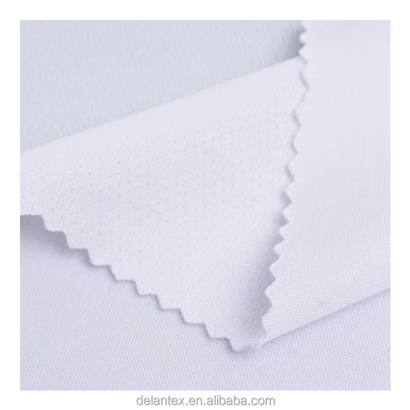 Delantex Bird's Eye Fabric with Quick Dry and Anti-Yellow Properties