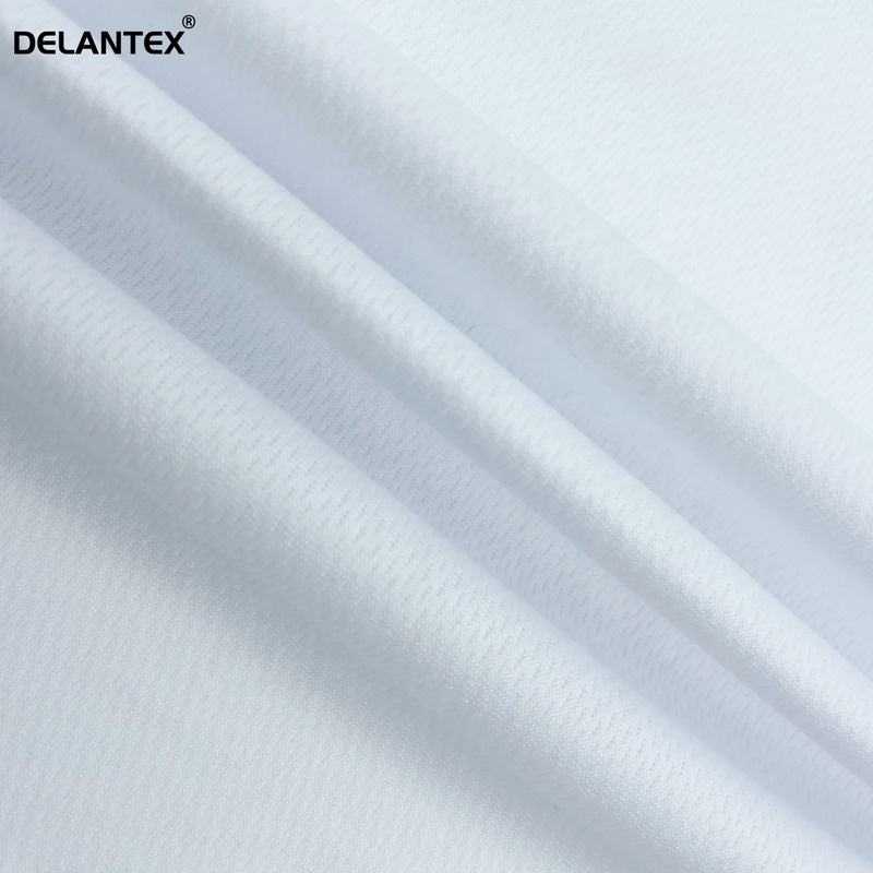 Delantex High Quality 100% Polyester Bird Eye Mesh Fabric Breathable for Outdoor Sportswear and Garment Lining Free Sample