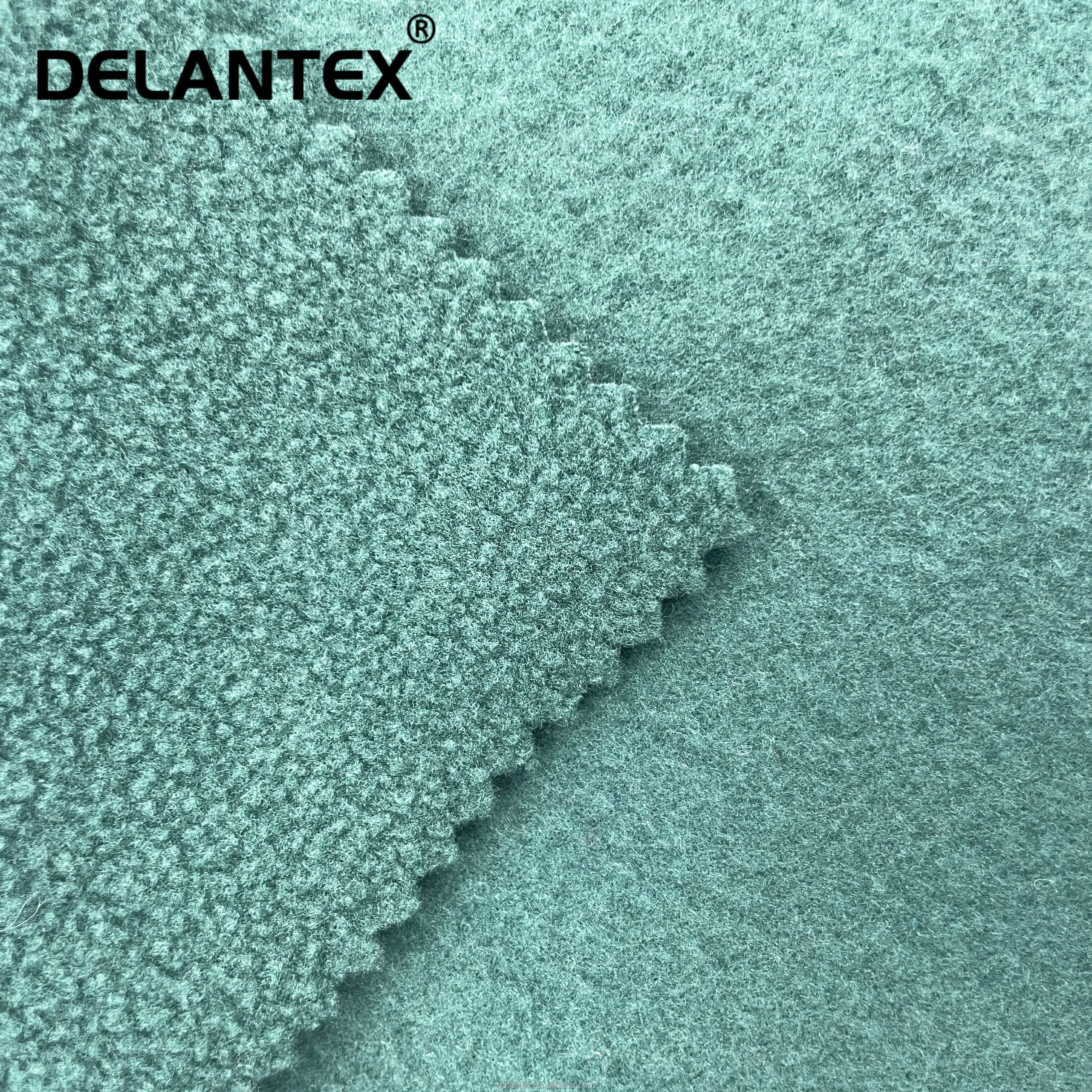 Delantex Polar Fleece Warm Keeping Knitted Polyester Two Side Fabric Wholesale
