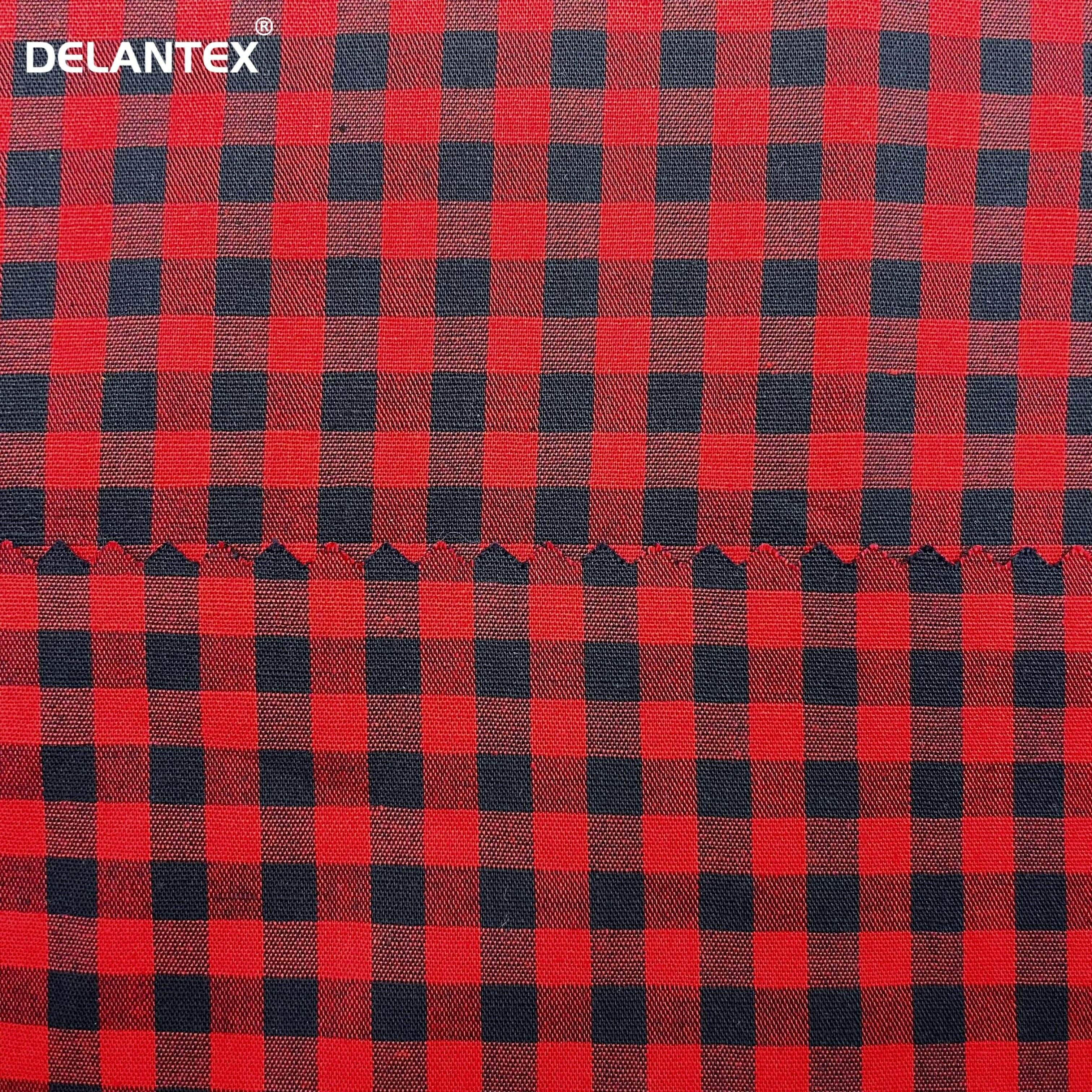 Delantex Textiles Fabric Manufacturer Supplier Wholesale Woven Cvc 98%cotton 2%spandex Work Wear Uniforms Fabric