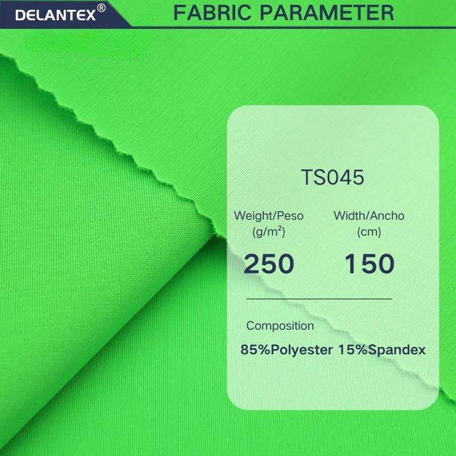 Delantex Waterproof Spandex Swirls Quick Dry Poly Spandex Stretch Textured Swimwear Fabric