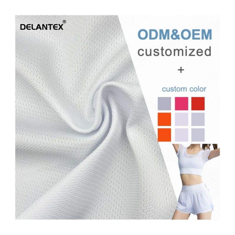 Delantex 100 Polyester Jersey Mesh Fabric 230GSM 160cm