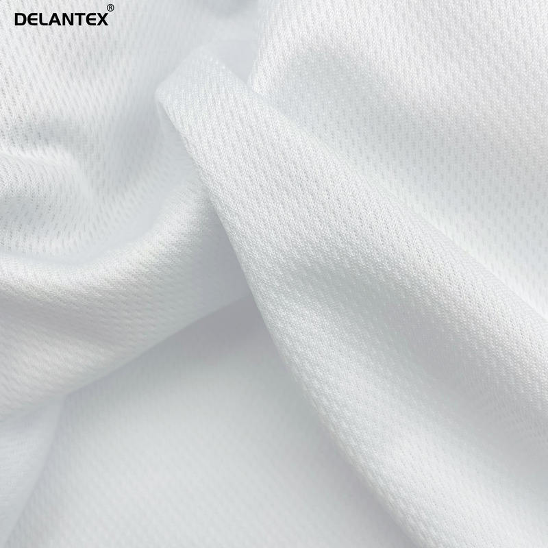 Delantex 75/36 Breathable Bird Eye Mesh Fabric for Moisture Wicking Sport T-shirt