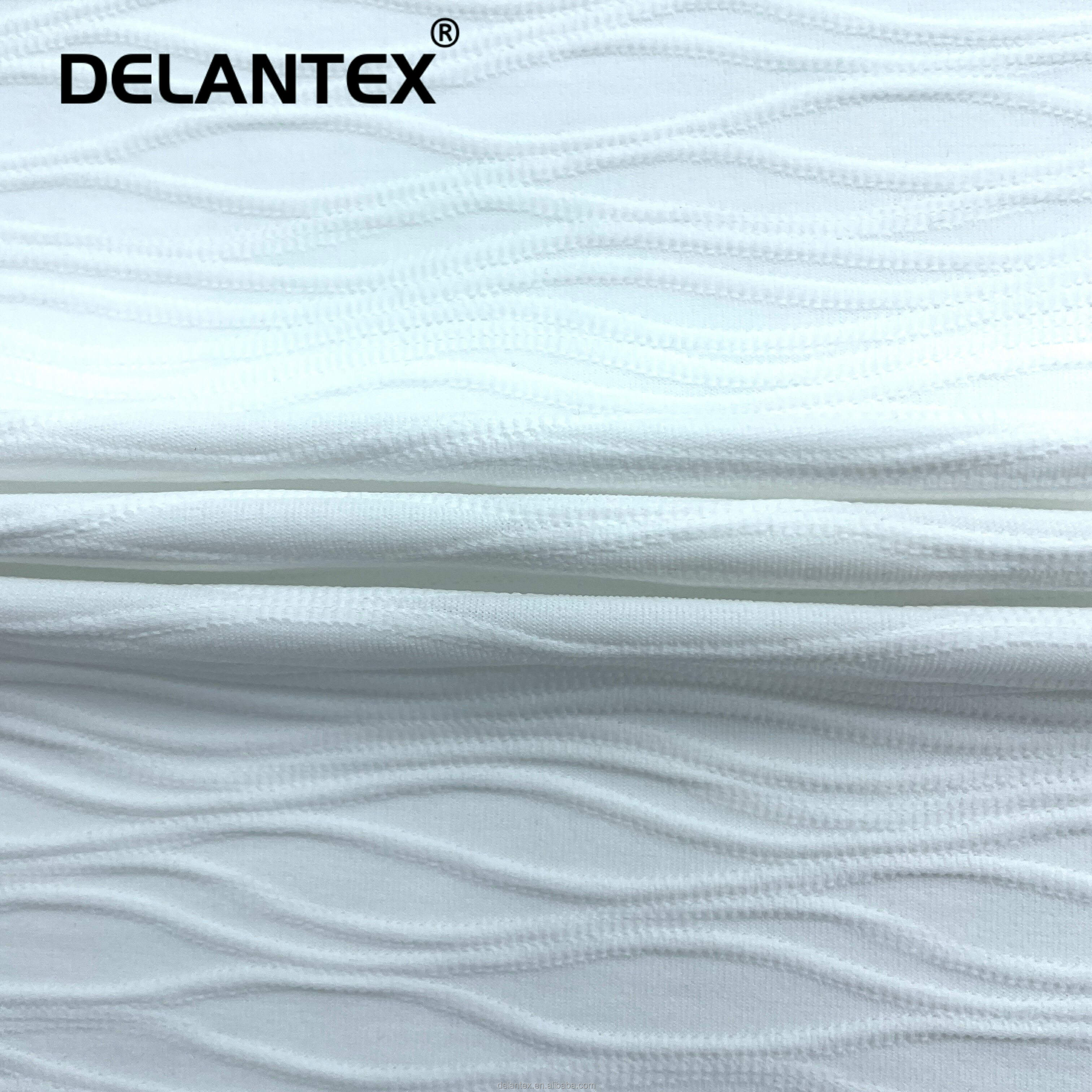 Delantex 210gsm 170cm High Quality Hot Selling Women's Clothing Fabrics Knit Stretch Sports Jacquard Fabric