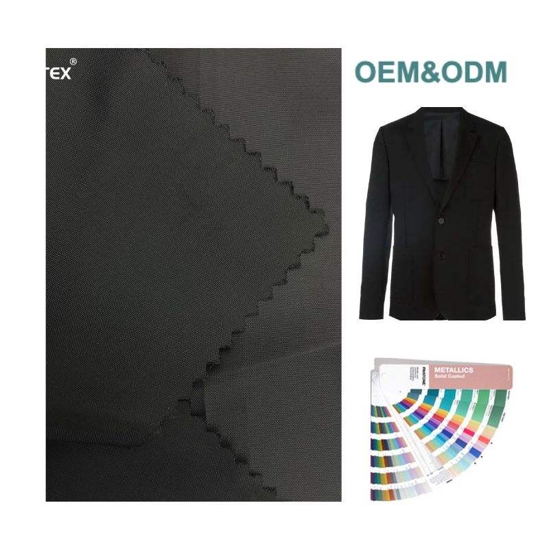 Delantex Soft Hand Feel 190t Polyester Taffeta Fabric for Lining