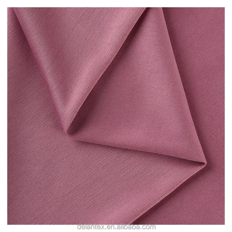 Delantex Free Sample 100%polyester Interlock Jersey Knitted Fabric