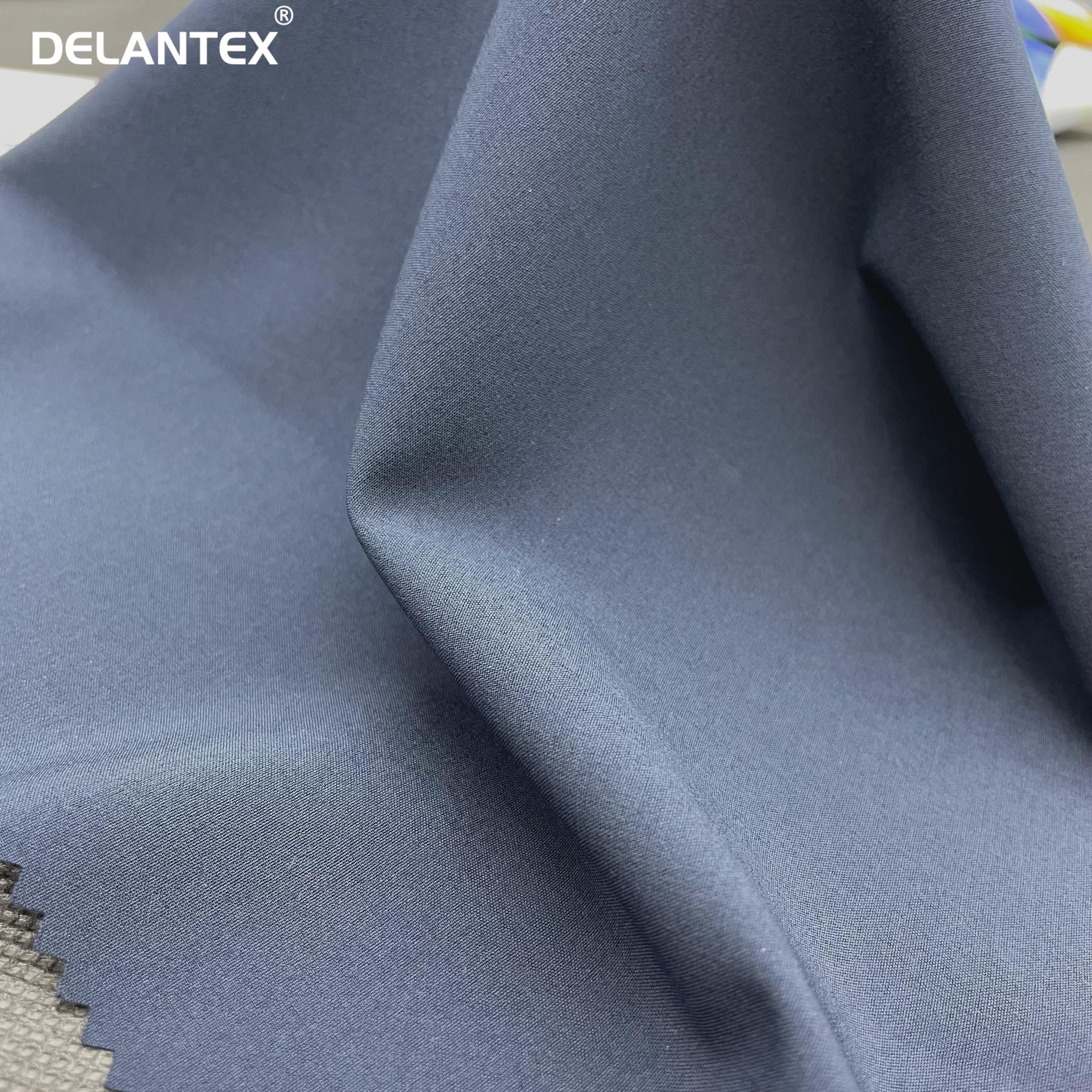 Delantex 94%Polyester 6%Spandex Quick Drying 4-Way Stretch Fabric for Corporate Uniform