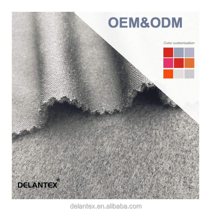 Delantex High Quality Wholesale FDY Micro Polar Fleece Brushed Fabric for Garment