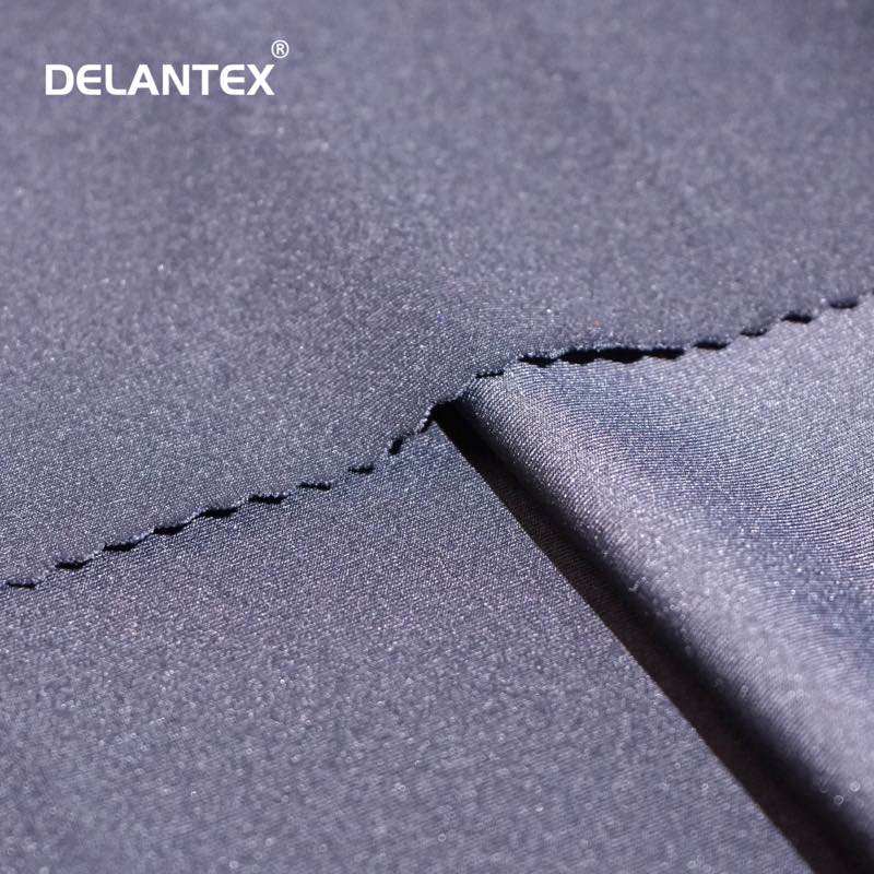 Delantex Shiny 88 Polyester Poly 12 Spandex Vinyl Elastane 4 Way Stretch Stretchy Fabric Material Free Sample