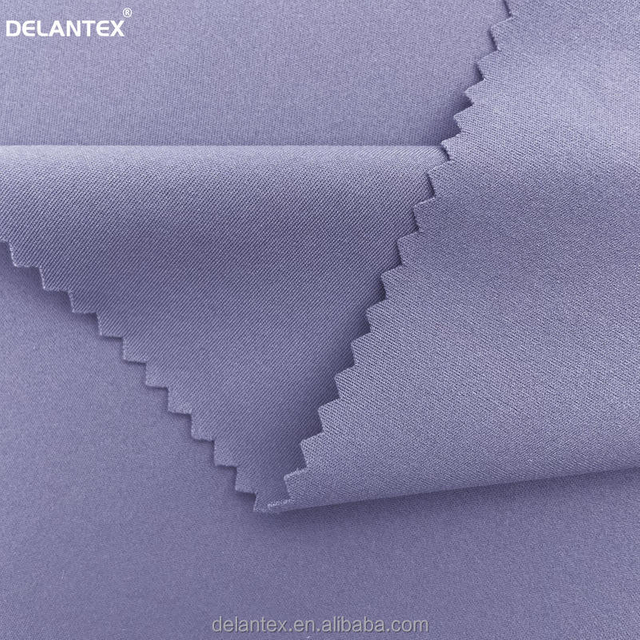 Delantex Hot Sale 80% Nylon 20% Spandex Interlock Fabric , Solid Knitting Interlock for Yoga Wear 160GSM