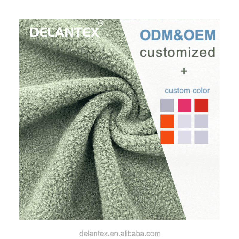 Delantex Hight Quality DTY Polar Fleece Fabric