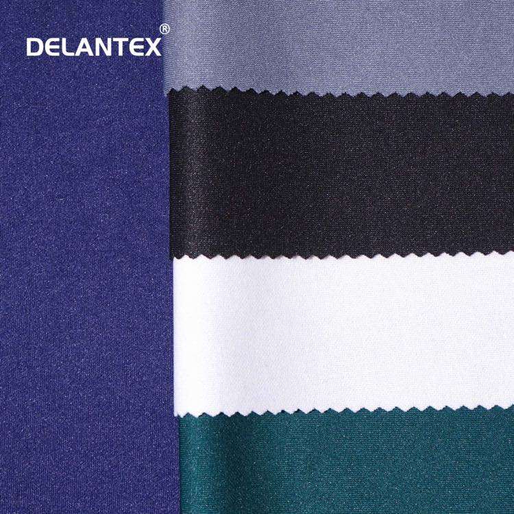 Delantex Wholesale Knit scuba Fabric Polyester Spandex 220GSM Stretch scuba Crepe Dress Knitting scuba Fabric
