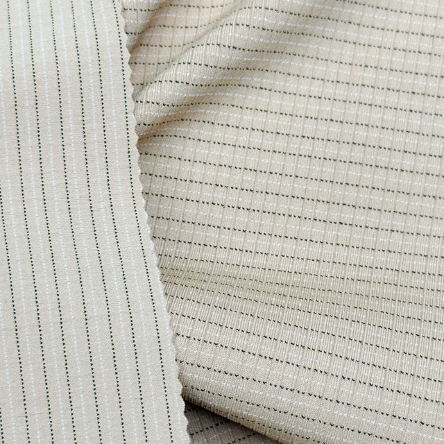 Delantex rib nylon polyester spandex fabric for polo shirt free sample