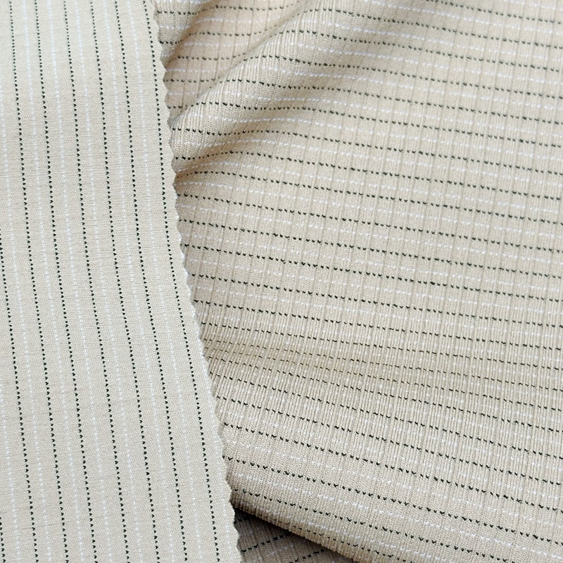 Delantex rib nylon polyester spandex fabric for polo shirt free sample