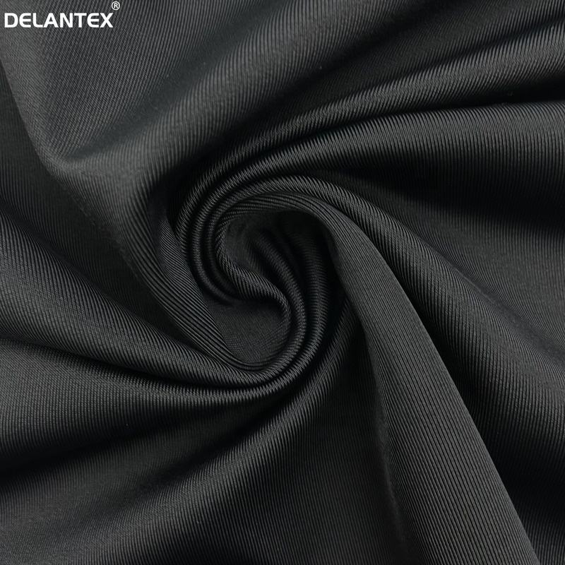 Hot Sale Black 86% Recycle Polyester 14%spandex Jersey Wholesale Fabric Suppliers Free Sample