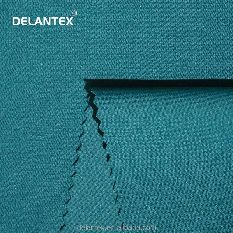 Delantex 280GSM Interlocking Knitted Fabric Quick-Dry Breathable Yoga Wear Plain Style for Outdoor Sportswear Free Sample