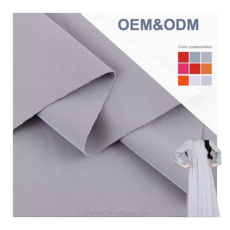 Factory Custom Fabric 93% Polyester 7% Spandex scuba Fabric for Sportswear