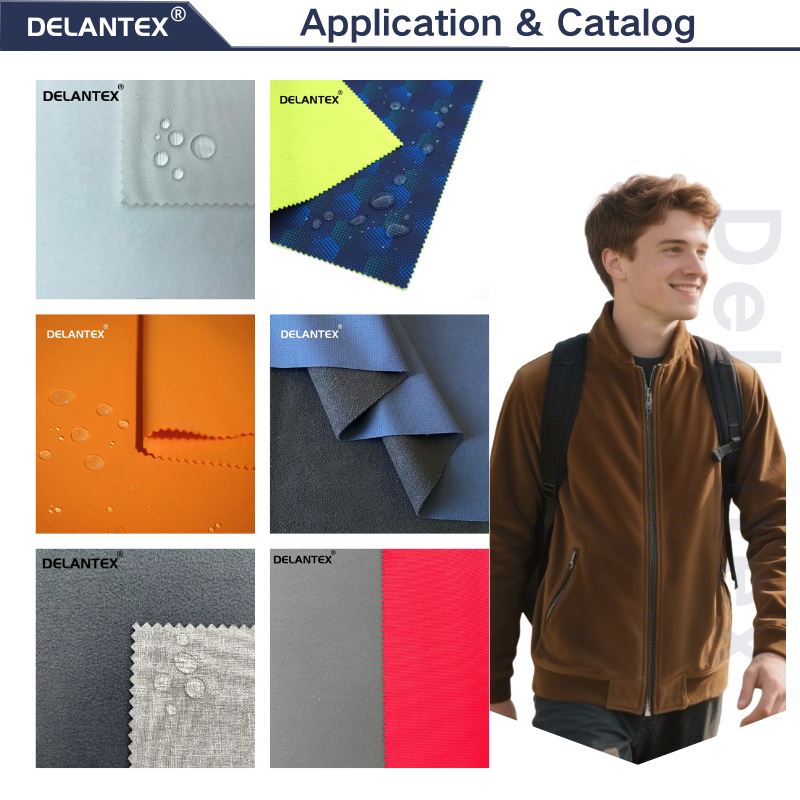 Delantex Water Proof 2 Layer Soft Shell Fabricl Print Customize Design Soft+shell+fabric+windproof+breathable