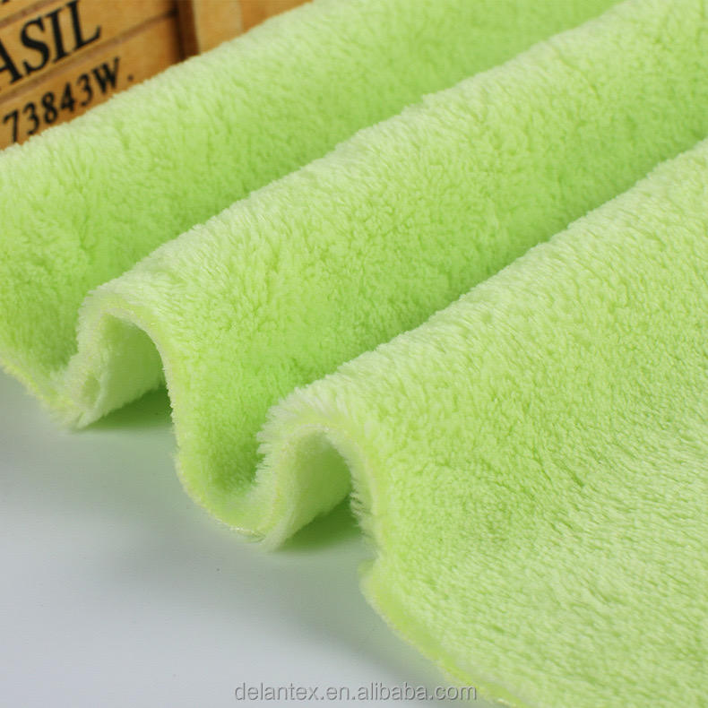 Delantex Custom Soft Fabric Textile Raw Material 100 Polyester Solid Flannel Fleece Fabric for Blanket and Garments Free Sample