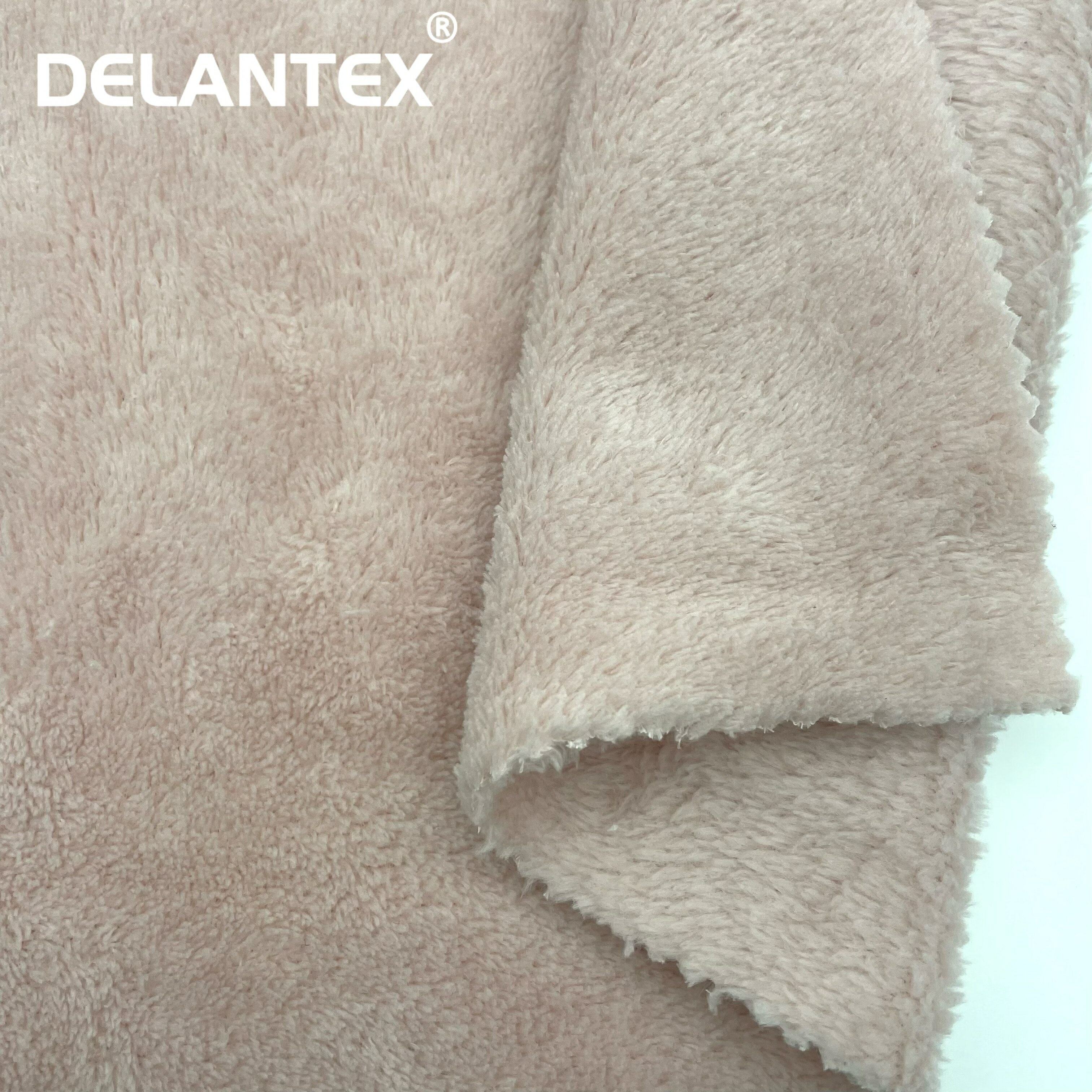 Knitted Garment 220GSM 230GSM 240GSM 250GSM 260GSM Blanket Fabric Polyester Coral Fleece Free Sample