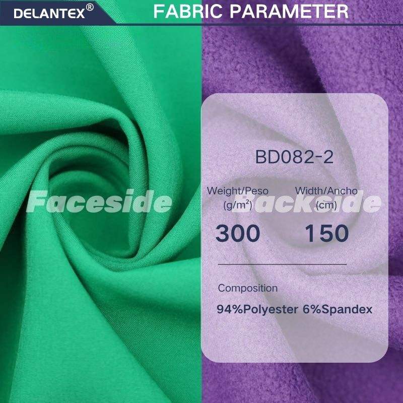 Delantex Waterproof Heavy Weight 300gsm Solid 3 in 1 Softshell Fleece Fabric in Custom Color Shades Free Sample