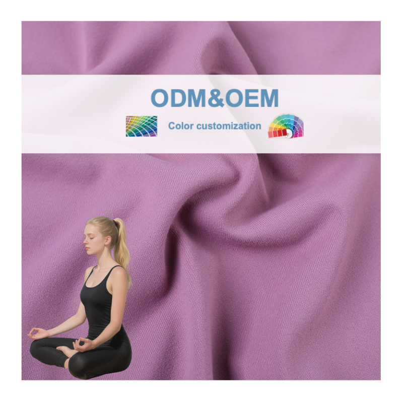 Delantex Polyester Spandex Fabric Weft Quick-Dry Breathable Plain Dye for Garments Packaged Rolls China Textile Manufacturing
