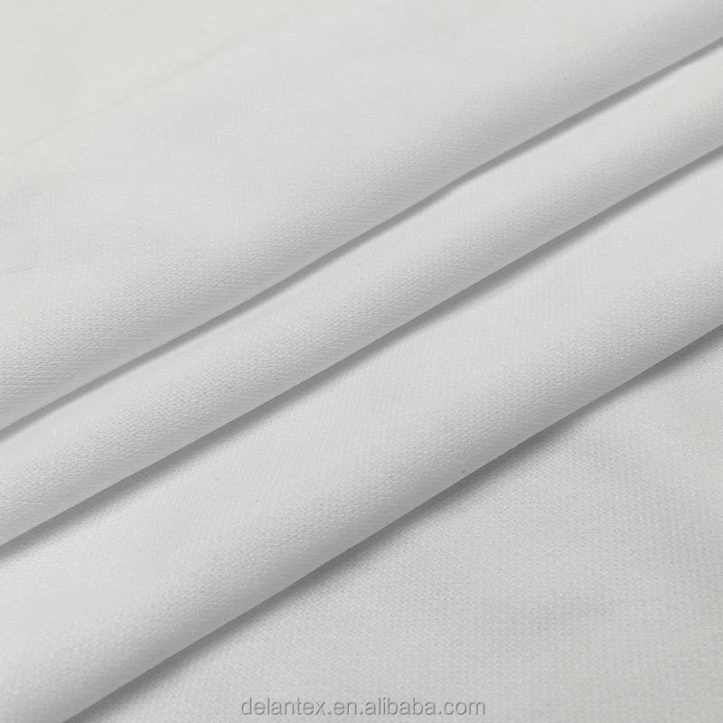 100% Polyester Interlock Sublimation White Fabric Rolls for Lining Outdoor Girls' Diapers