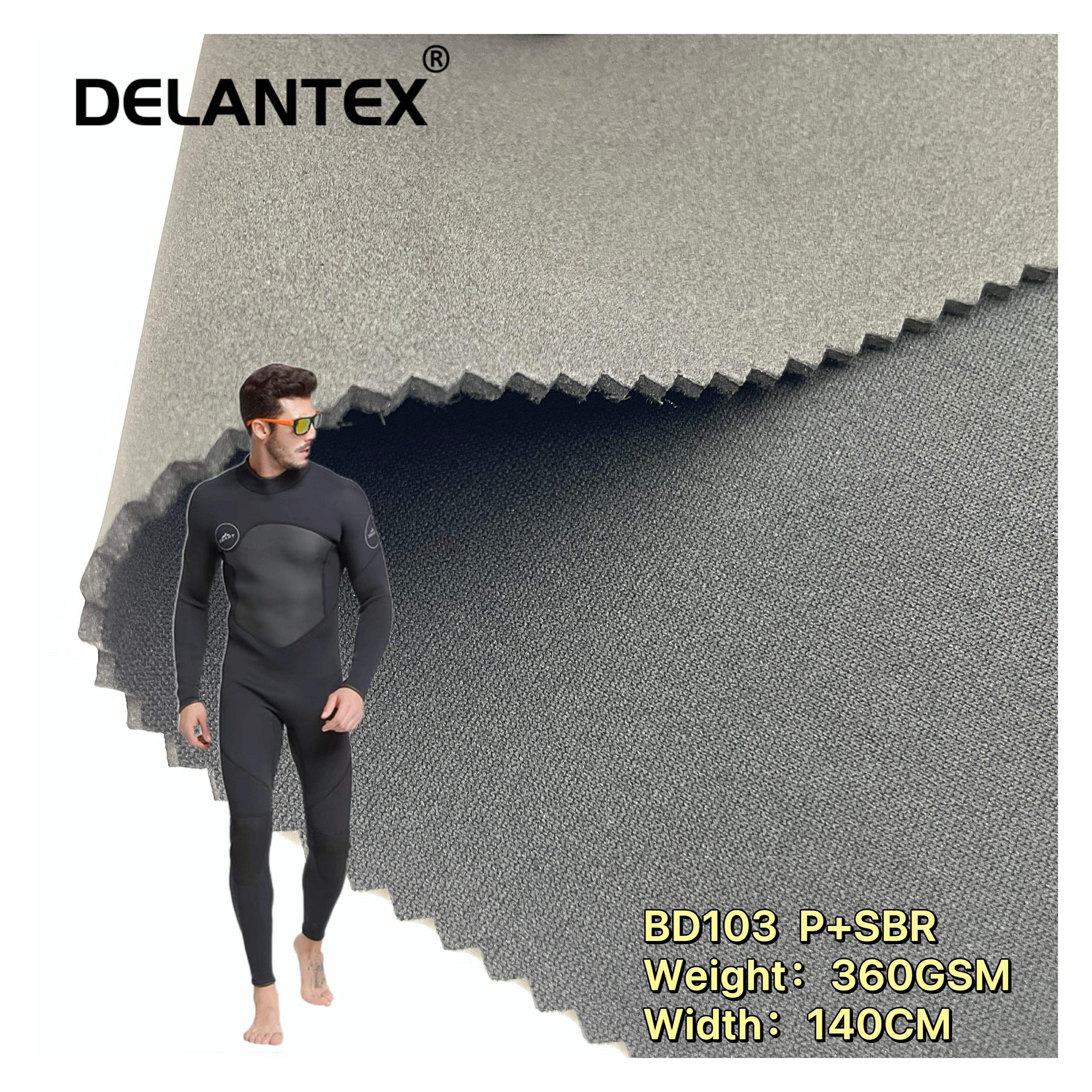 Delantex Hot Selling Custom Breathable Neoprene Scuba Fabric Manufacturers Free Sample