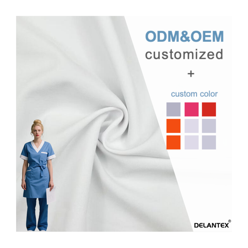 Delantex the Best Fabric That Can Be Sublimated, Fast Drying Chef and Medical Uniform Supplier in China150cm 145gsm