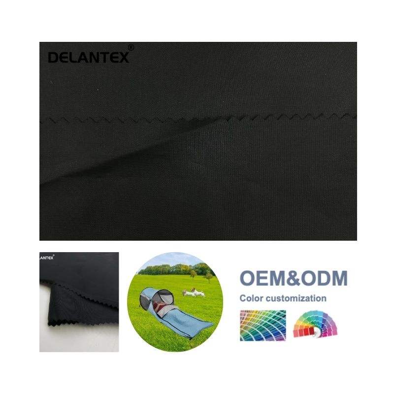 Delantex Wholesale 210T Polyester Taffeta Fabric Outdoor Windproof 100% Polyester Taffeta Fabric for Sleeping Bag