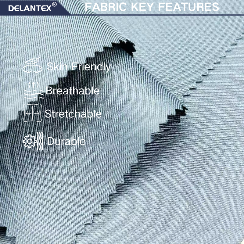 Delantex Waterproof and Tensile Strength 100% Polyester Material Fabric 150cm 240gsm Uniform Beach Pants