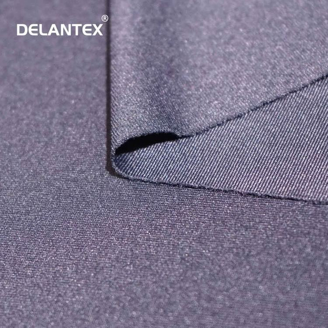 Delantex China Breathable Polyester-Spandex-Jersey Fabric for Garment/Yoga/Sportswear 4-Way-Stretch Knitted Fabric Free Sample
