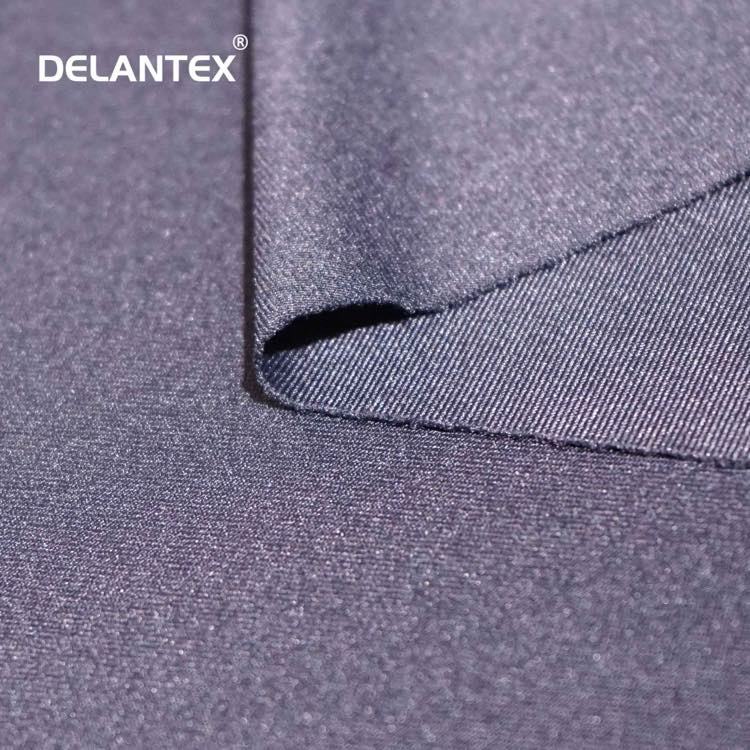 Delantex China Breathable Polyester-Spandex-Jersey Fabric for Garment/Yoga/Sportswear 4-Way-Stretch Knitted Fabric Free Sample