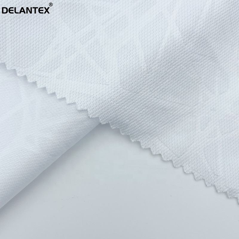 DTY 75D 100% Polyester Embossed Jersey Mesh Fabric Beautiful Lining for Outdoor Garments Diapers Girls' Clothing Free Sample