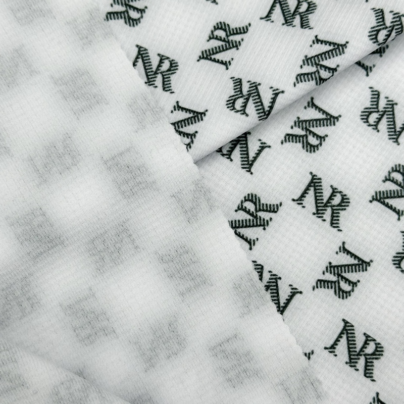 Delantex Golf polo T-shirt fabric 72%polyester 28%spandex Printed stretch fabric