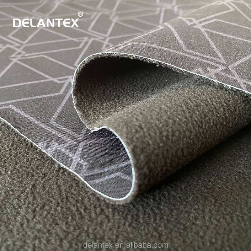 Delantex Waterproof 3 Layer Polyester Stretch TPU Waterproof Breathable Winter Coat Winter Jacket Outdoor Fabrics