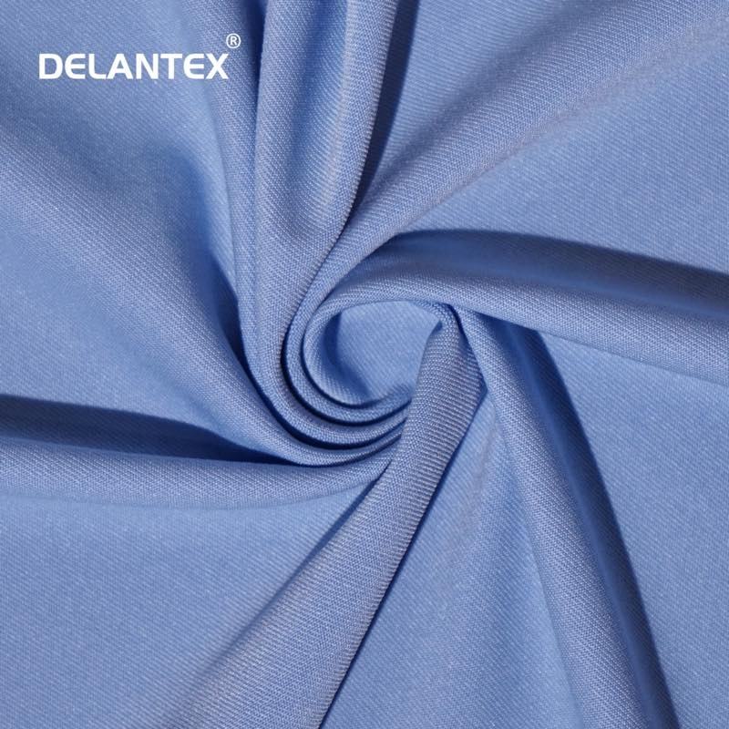 Delantex 190 GSM 150 cm 2-Way Stretch Knit Fabric Soft Polyester Spandex for Lining Outdoor Use Underwear