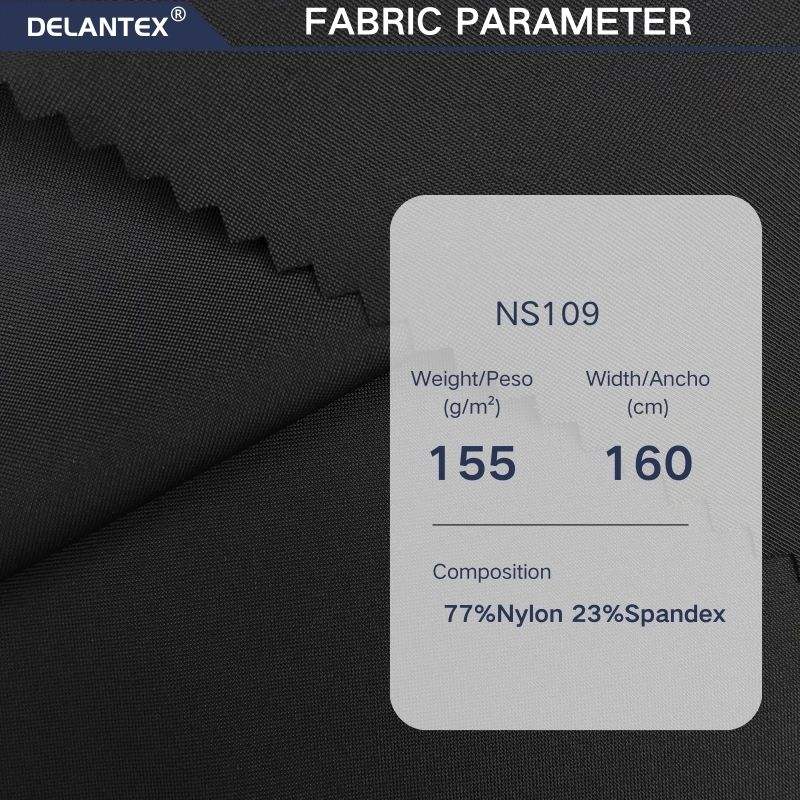 Delantex 77%nylon 23%spandex Biflex Stretch Fabric Lightweight Yoga Fabric With Factory Price
