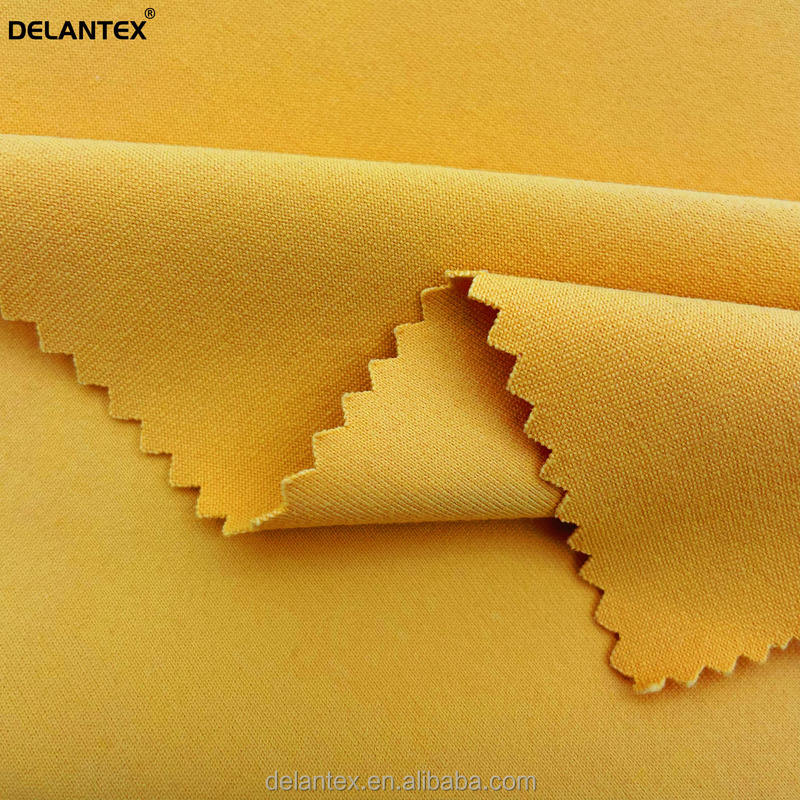 Delantex Hot Sale Soft Nylon Spandex Imitation Cotton Like 4 Way Elastic Fabric for T-shirt