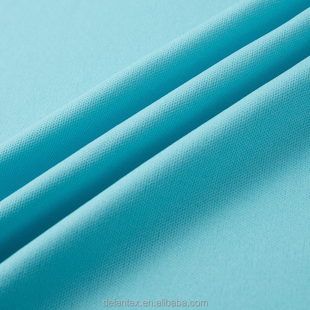 100% Polyester Micro Fiber Interlock Fabric for Sports T Shirt 140GSM 160cm