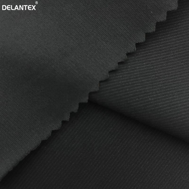 Delantex Custom Fabric Nylon Spandex Double Warp Plain Fabric for Special T-shirt
