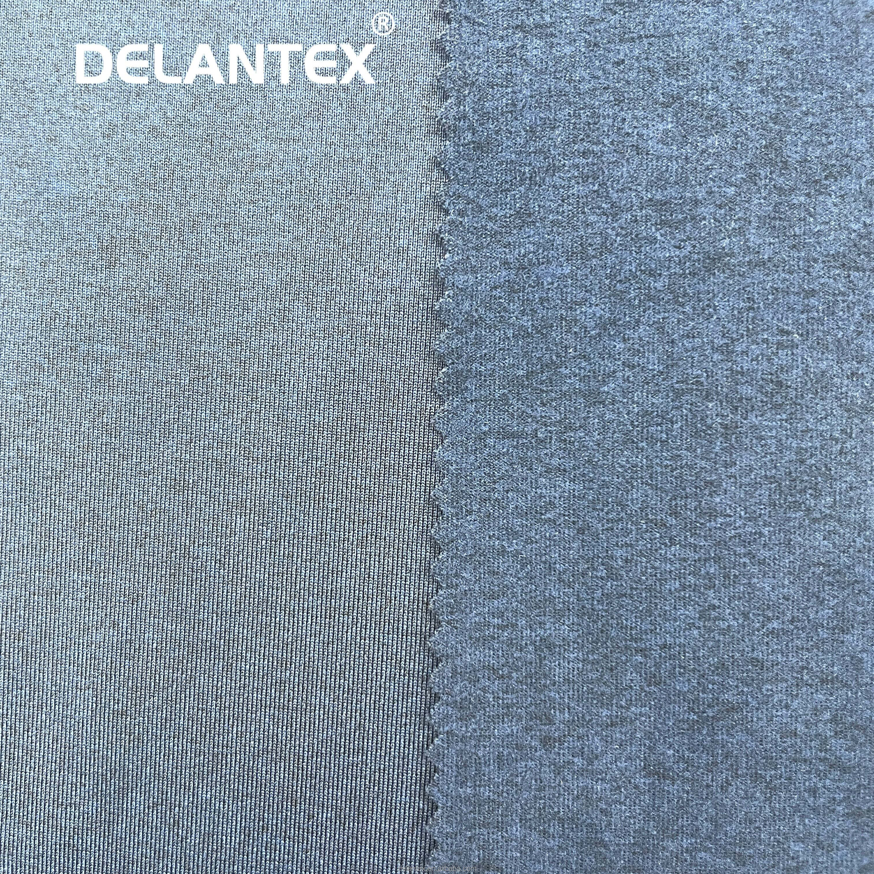 Delantex 100D/144F+20D Polyester Polar Stretch Fleece Fabric with High Quality