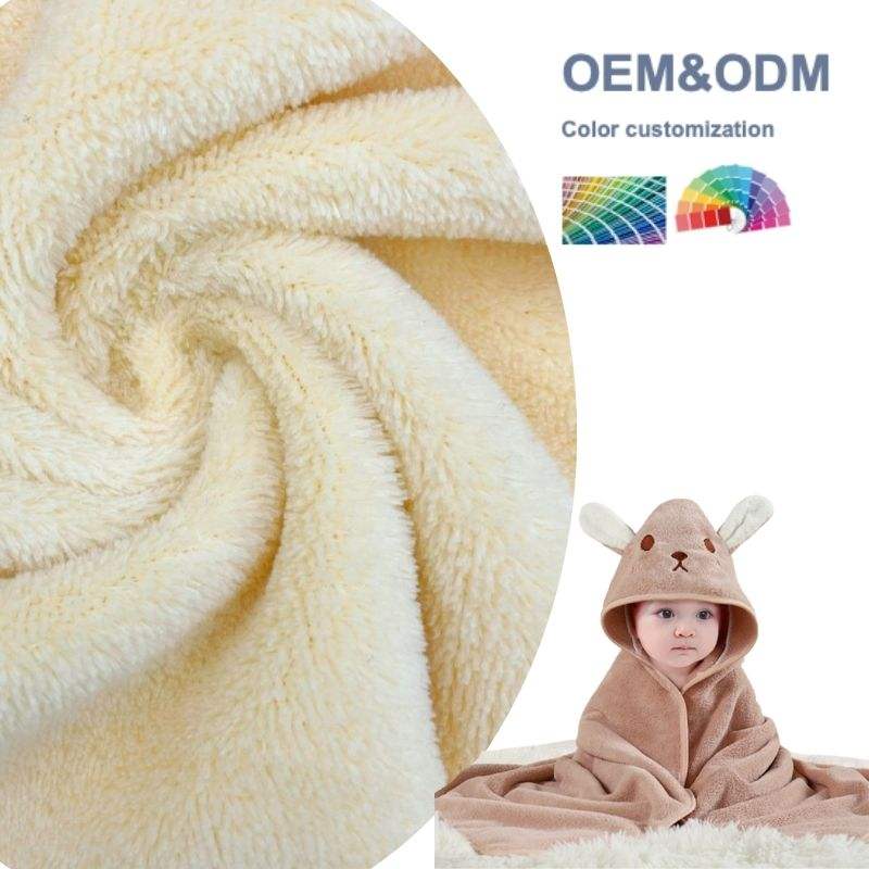 Delantex Skin Friendly Super Soft Velvet Garment Fabric for Baby Blanket