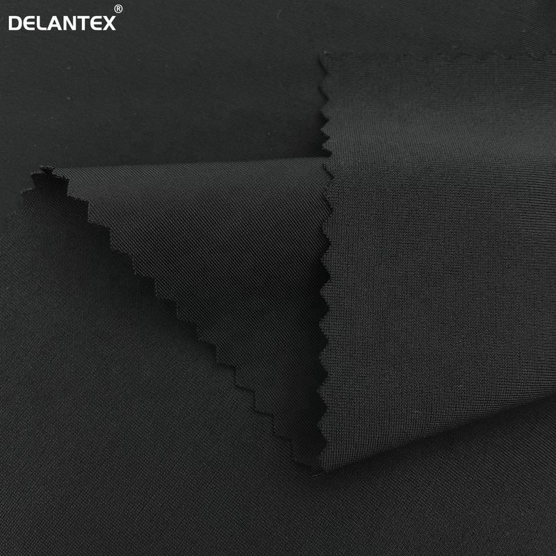 Delantex DTY Warp Knitted Moisture Wicking Polyester Elastane Fabric for Activewear